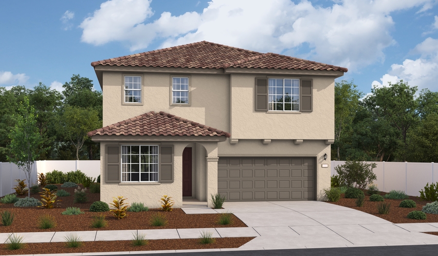 Elevation A of the Moonstone floor plan