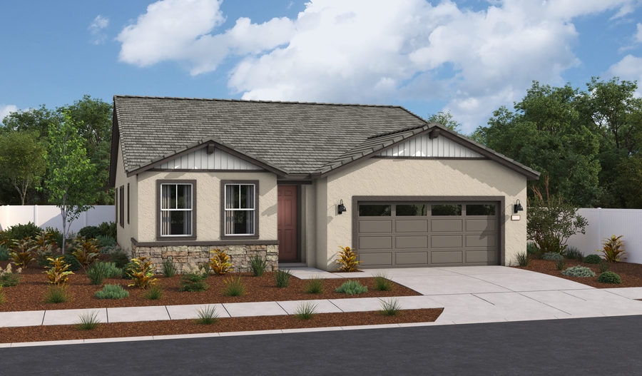 Elevation A of the Slate floor plan