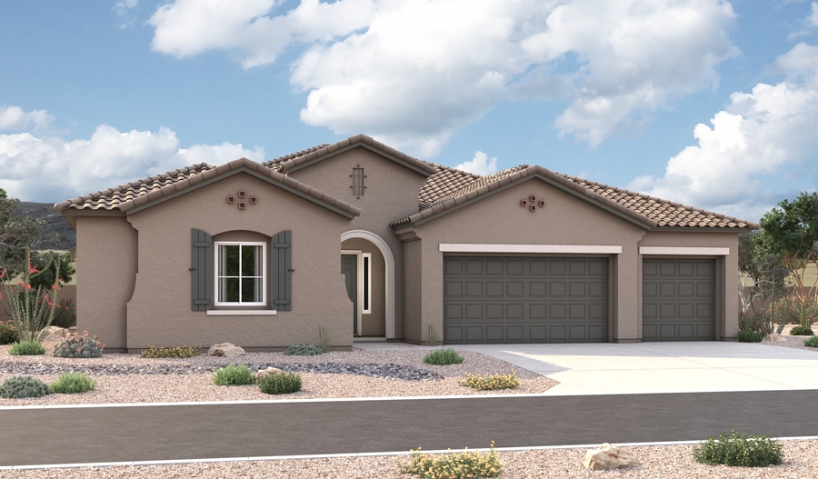 Elevation A of the Holbrook floor plan