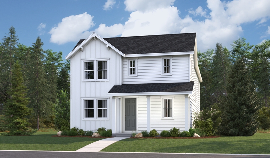 Elevation A of the Gallagher floor plan