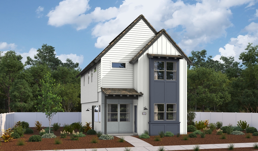 Elevation A of the Naylor floor plan