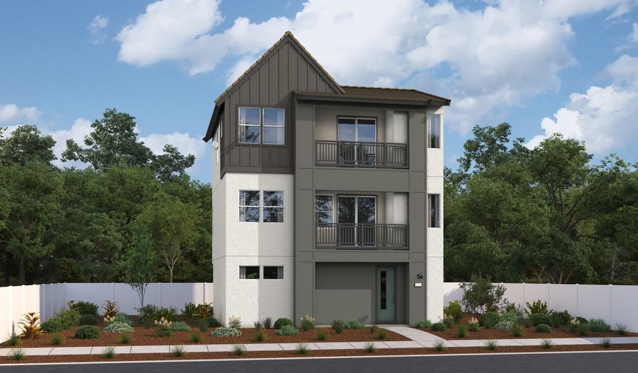 Elevation A of the Nevett floor plan