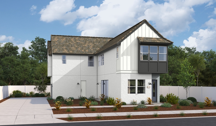 Elevation A of the Norton floor plan