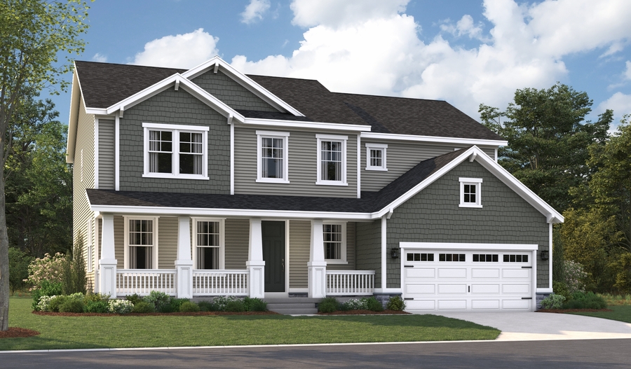 Elevation D of the Preston floor plan