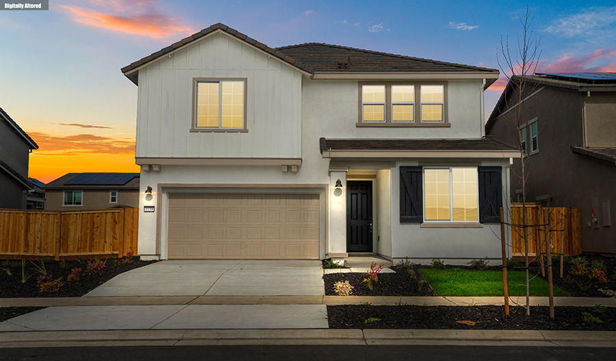 Exterior of the Moonstone floor plan
