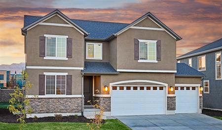 New Homes Salt Lake City Area Richmond American Slc Exterior Of The Coronado Floor Plan