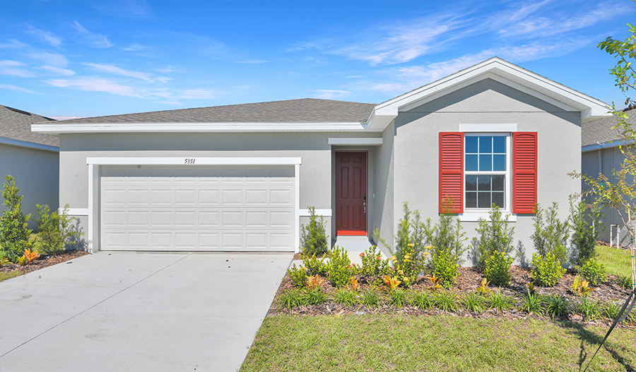Exterior of the Azure floor plan