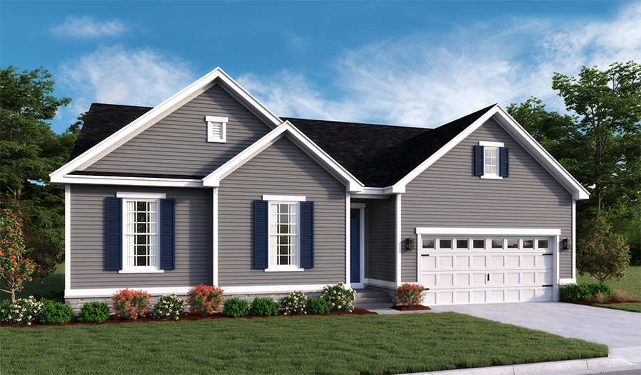 The Decker - Elevation A New home exterior A of Decker floor plan