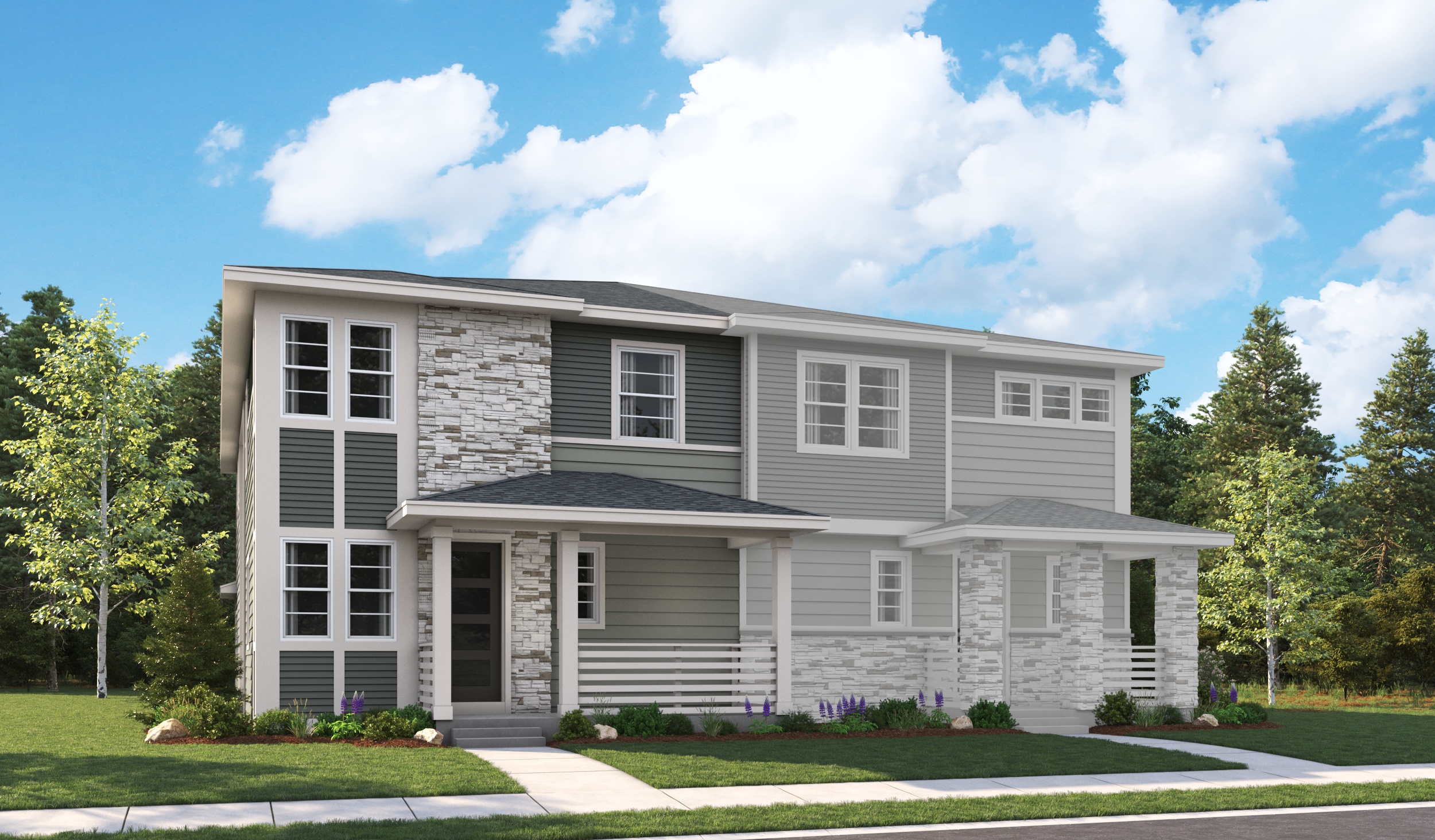 Elevation A of the Nina2 floor plan