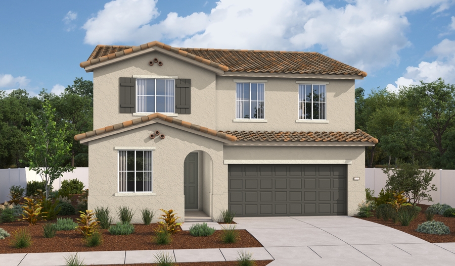 Elevation A of the Pearl floor plan