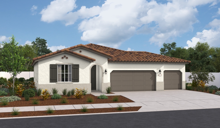 Elevation A of the Ashwood floor plan