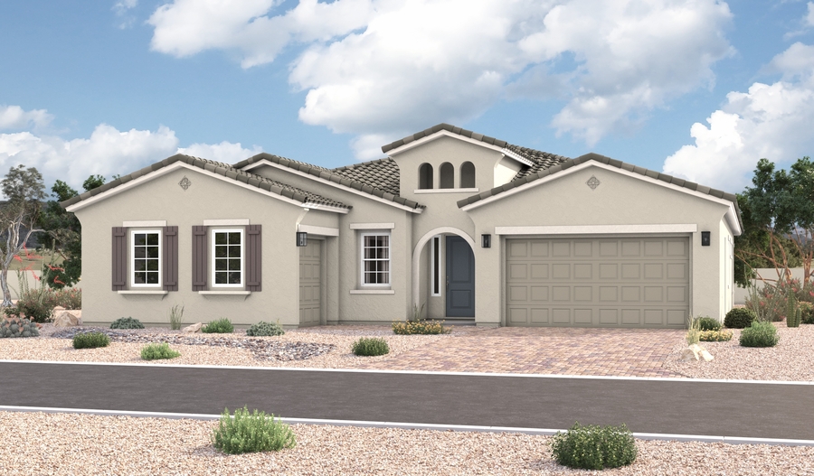 Elevation A of the Julia floor plan