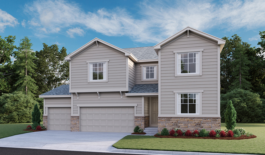 Coronado floor plan at Barefoot Lakes Richmond American