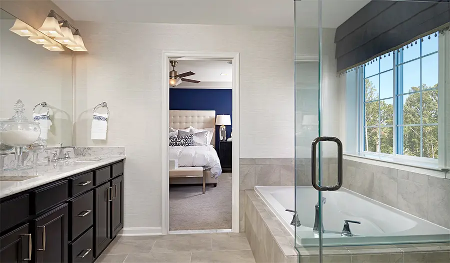 The Hemingway Owner's bathroom in the Hemingway floor plan
