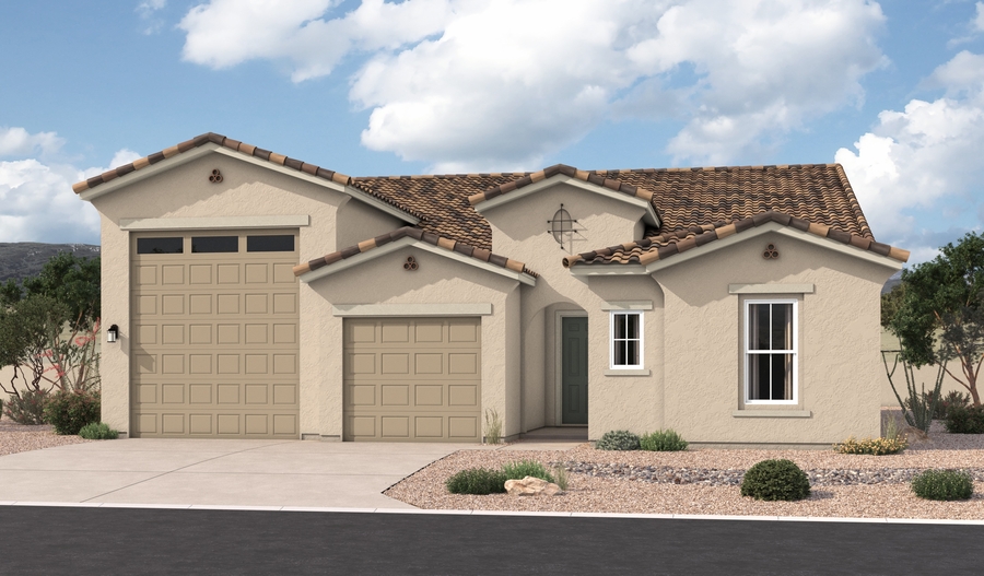 Elevation A of the Deacon floor plan