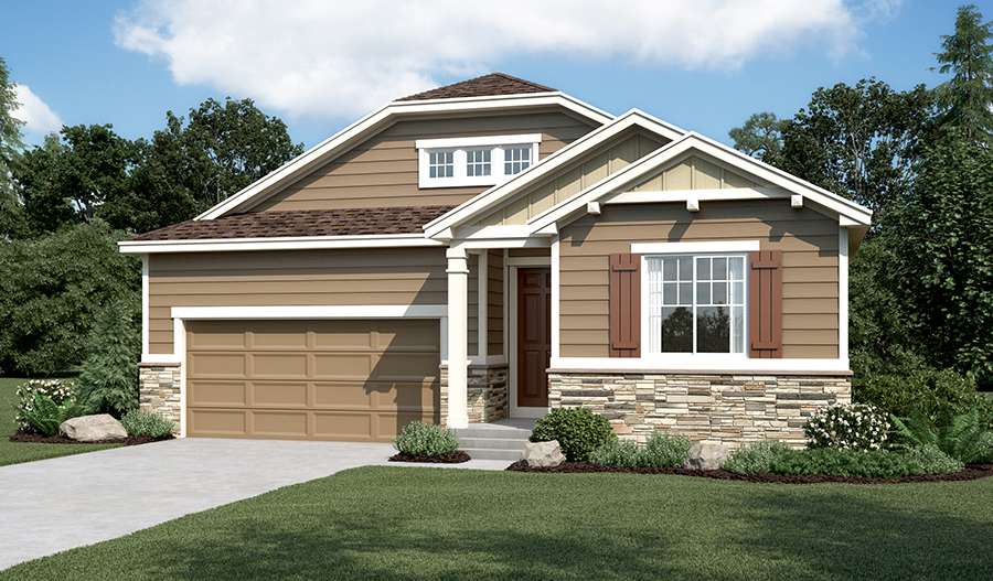 Arlington floor plan at The Reserve at Cobblestone Ranch Richmond