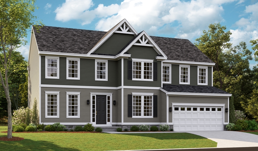 The Amherst - Elevation F Exterior F of the Amherst floor plan