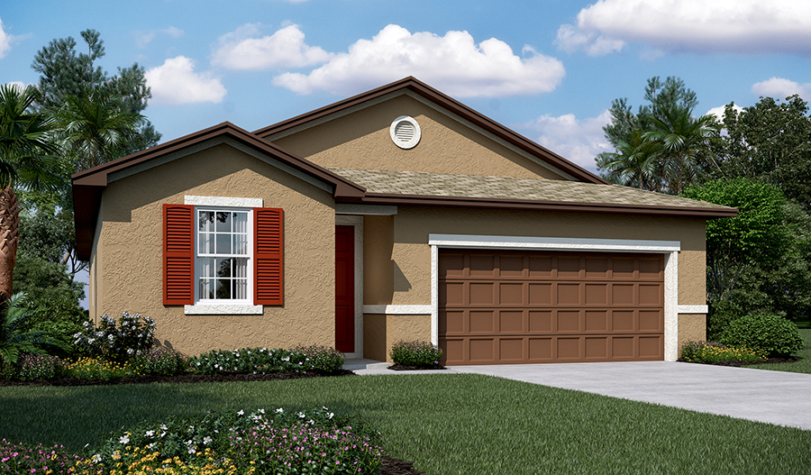 Exterior A of the Ruby floor plan