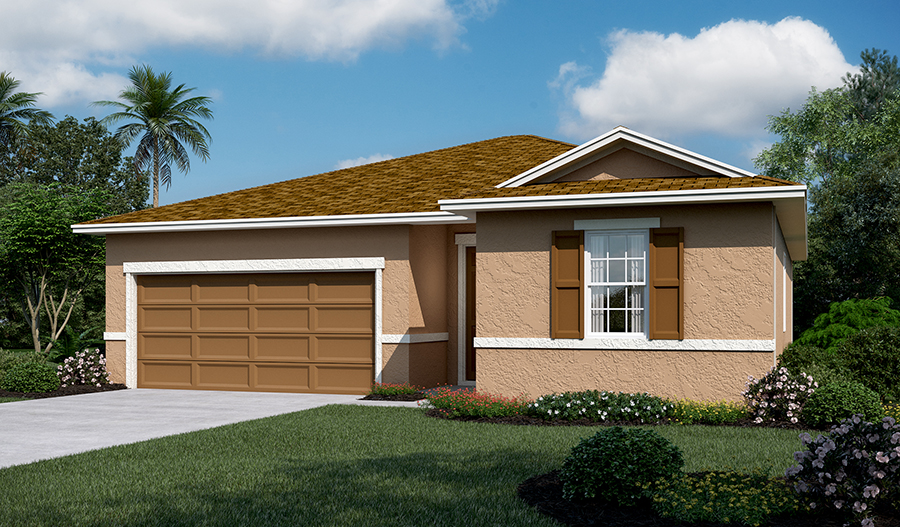 Exterior B of the Amethyst floor plan