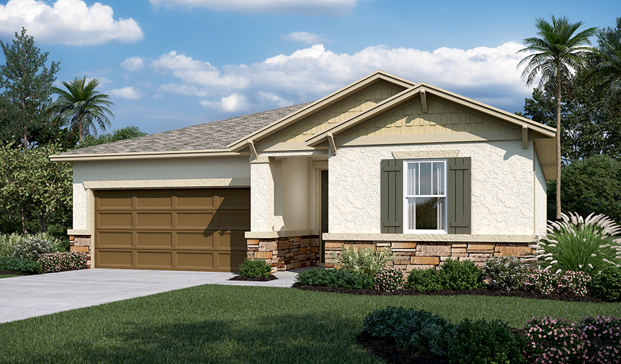 Exterior C of the Amethyst floor plan