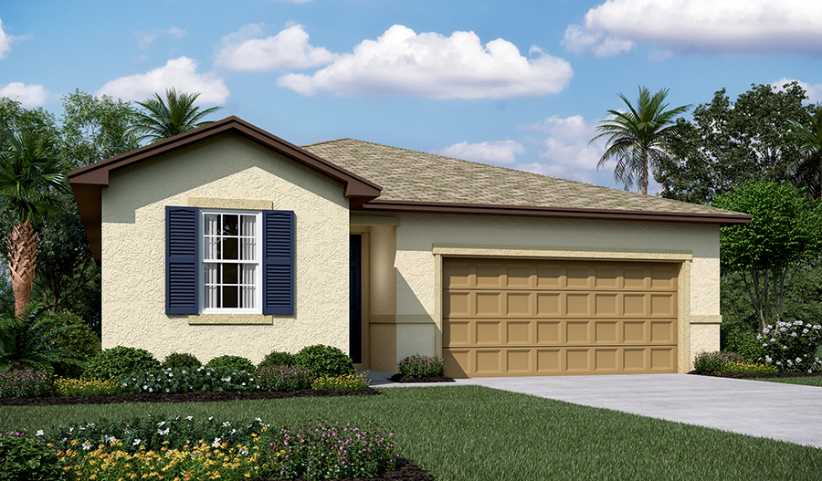 Exterior A of the Azure floor plan