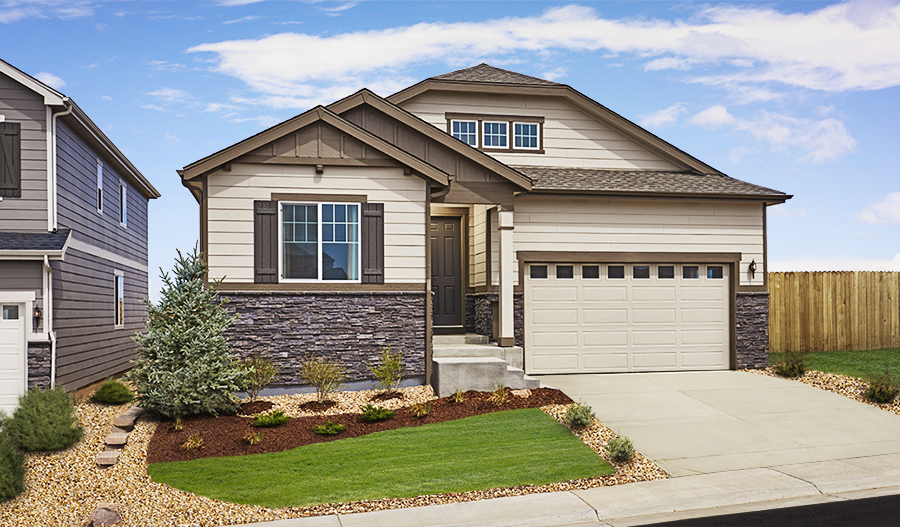 Exterior of the Arlington floor plan in Copperleaf