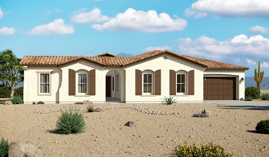 Exterior A of Raven floor plan
