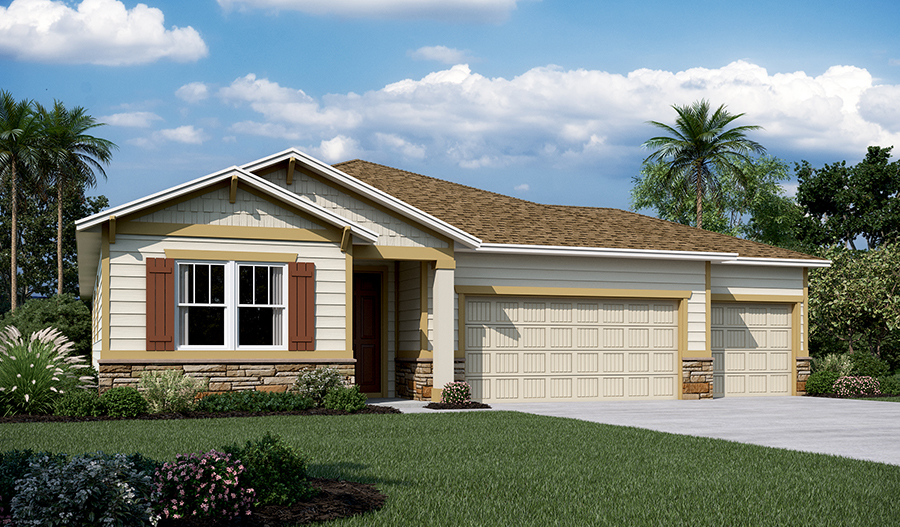 The Raleigh - Elevation L Exterior L of the Raleigh floor plan