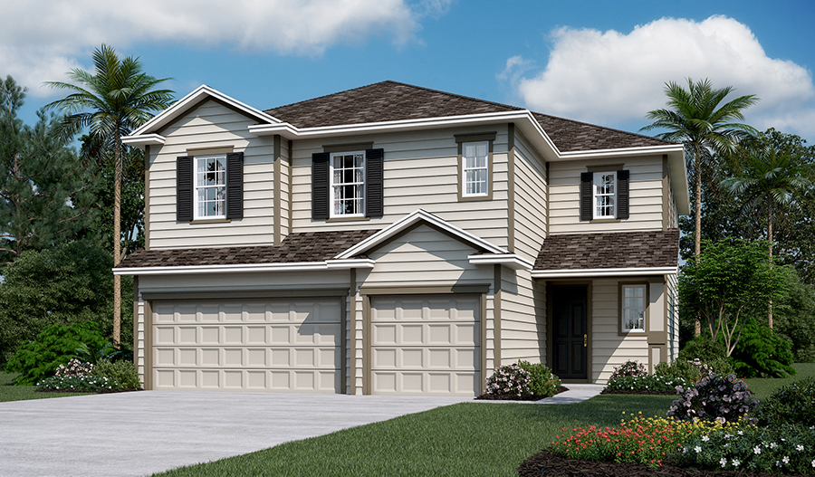 The Yorktown - Elevation K Exterior K of the Yorktown floor plan