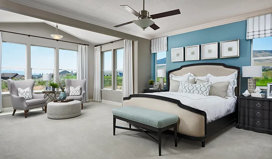 Owner's bedroom of the Helena floor plan