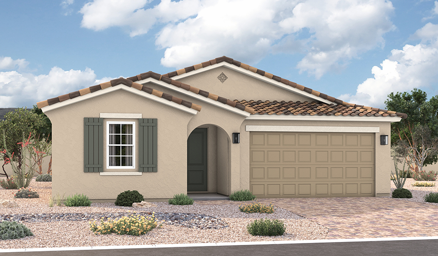 Elevation A of the Alexandrite floor plan
