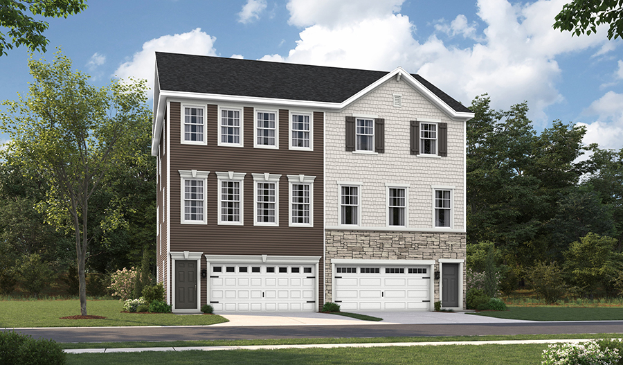 Elevation A and D of the Keagan floor plan