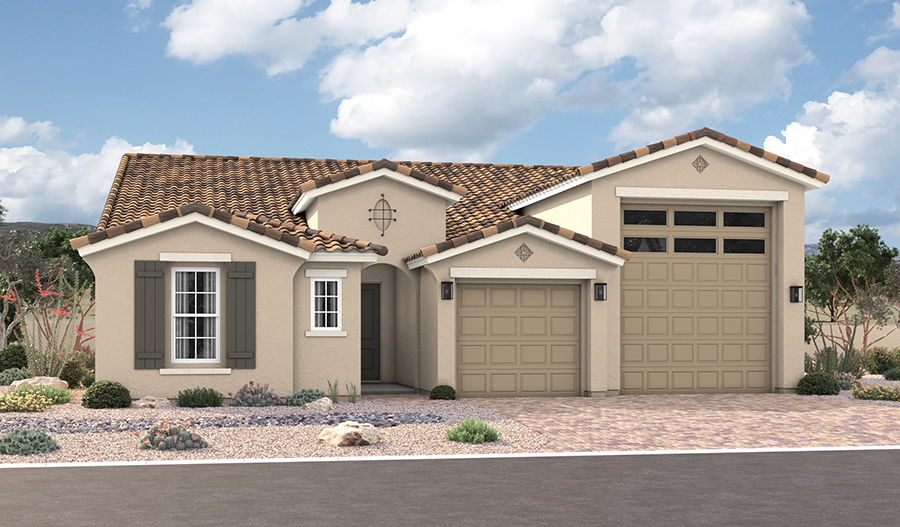 Elevation A of the Deacon floor plan