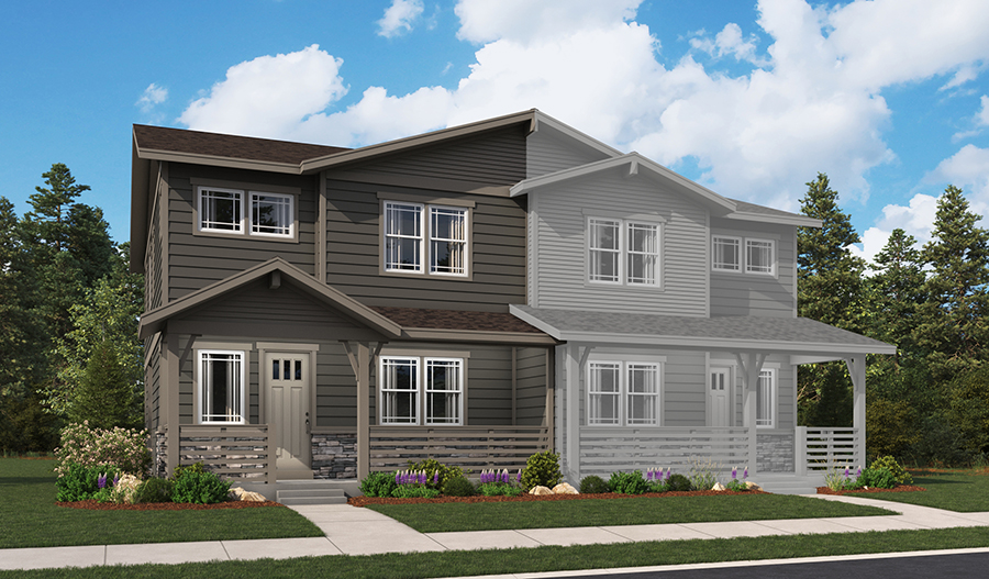 Elevation A of the Navy2 floor plan