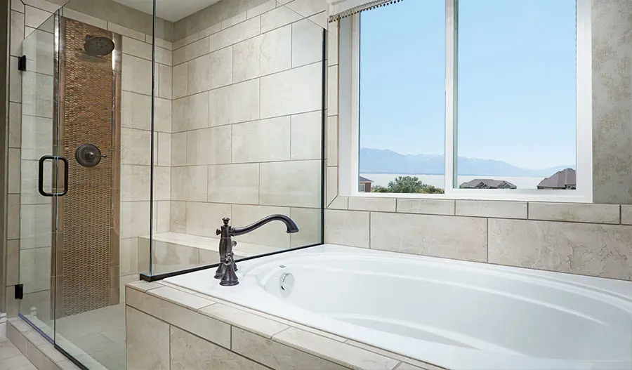 The Coronado Owner's bathroom in the Coronado floor plan