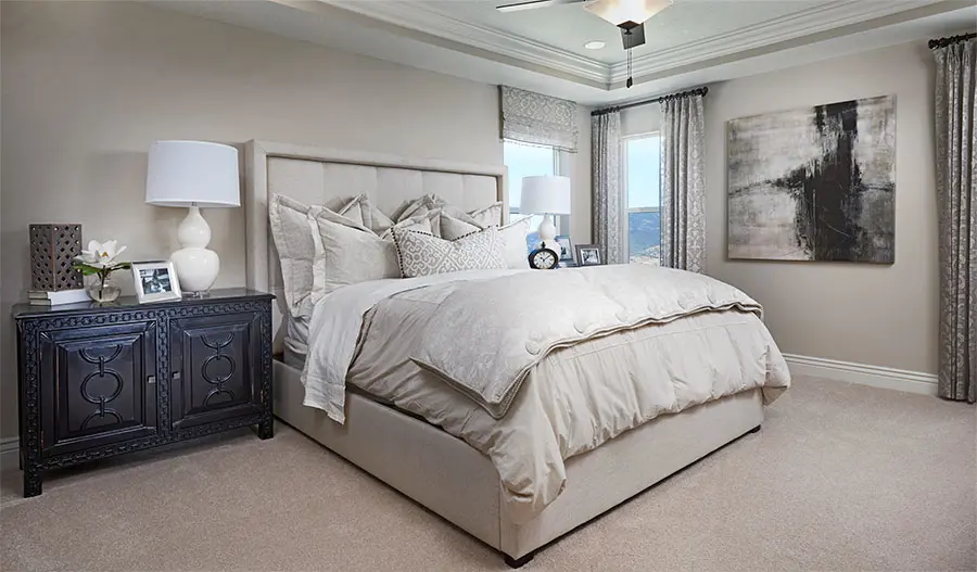 Owner's bedroom of the Coronado floor plan