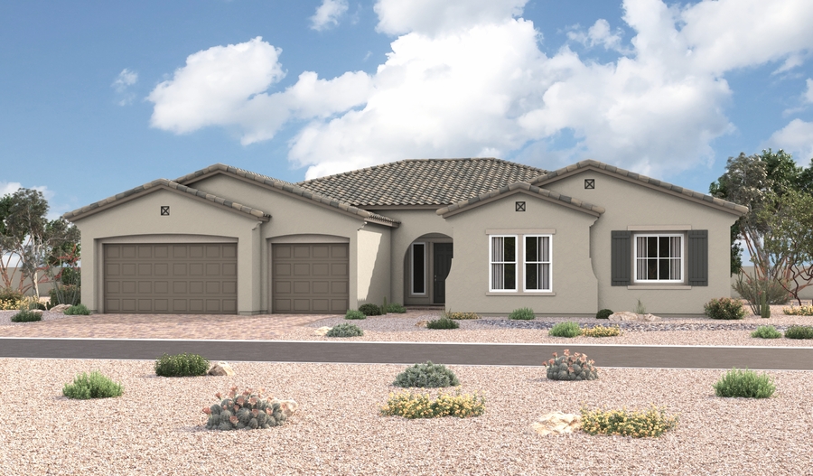 Elevation A of the Rocco floor plan