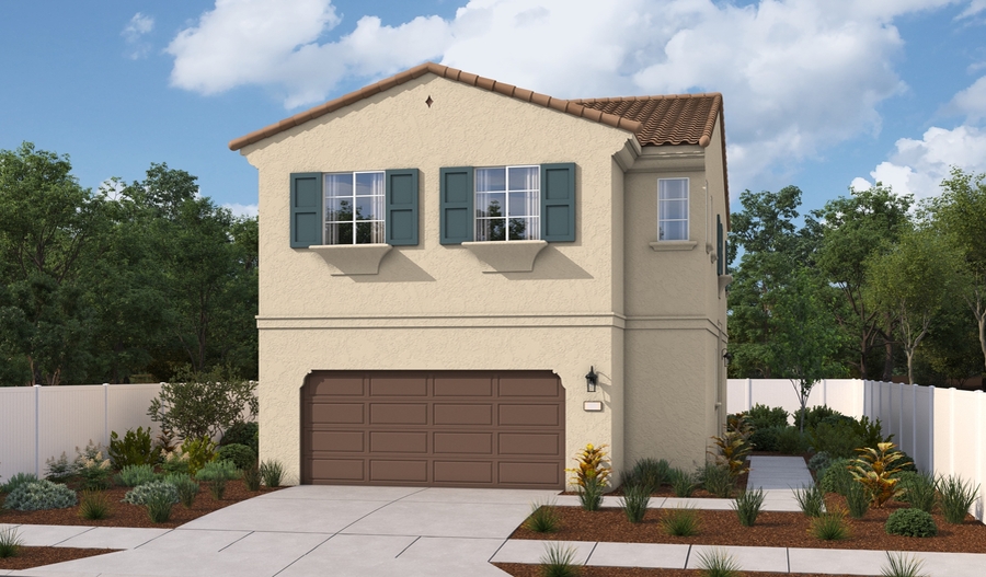 Elevation A of the Ingles floor plan