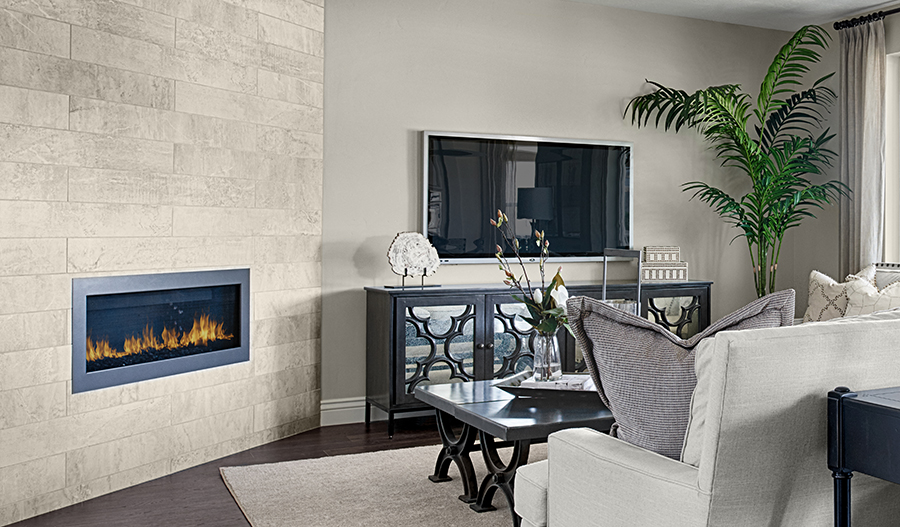 Family room of the Coronado floor plan