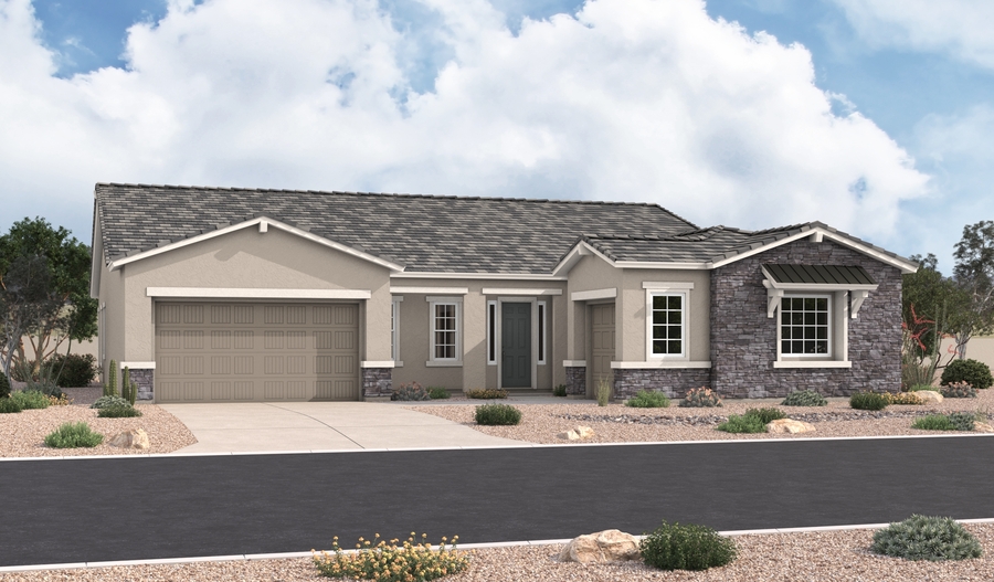 Elevation B of the Hanford floor plan