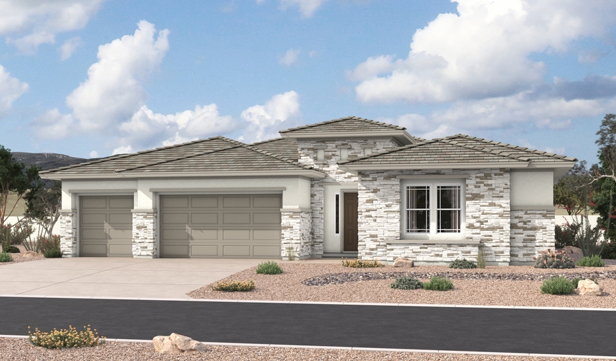 Elevation C of the Holbrook floor plan