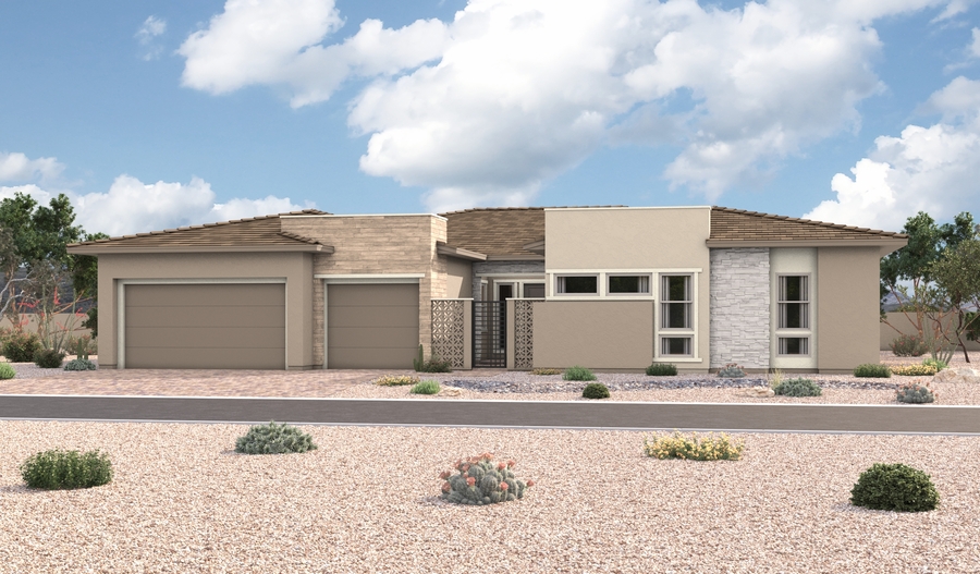 Elevation A of the Rocco floor plan