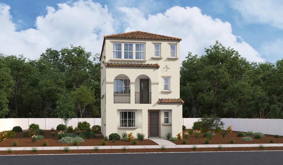 Elevation B of the Greenbriar floor plan