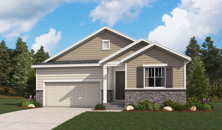 Elevation C of the Arlington floor plan