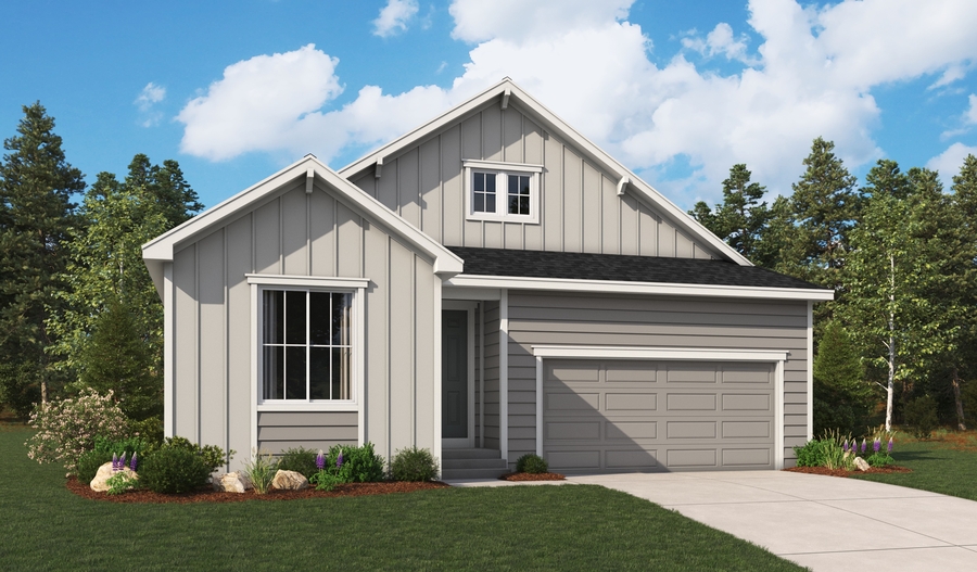 Elevation A of the Arlington floor plan