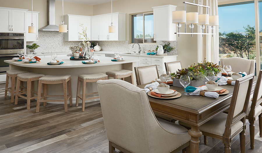 Dining room in the Stephen floor plan