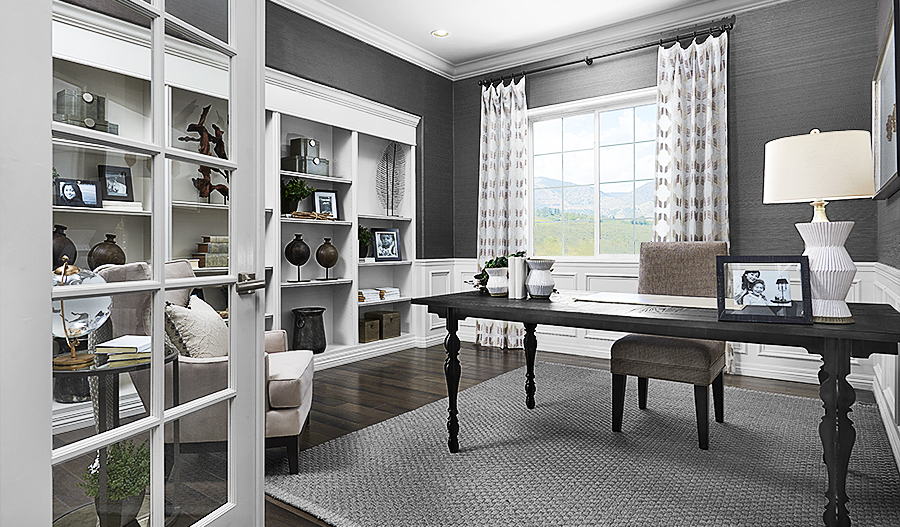 Study in the Holbrook floor plan