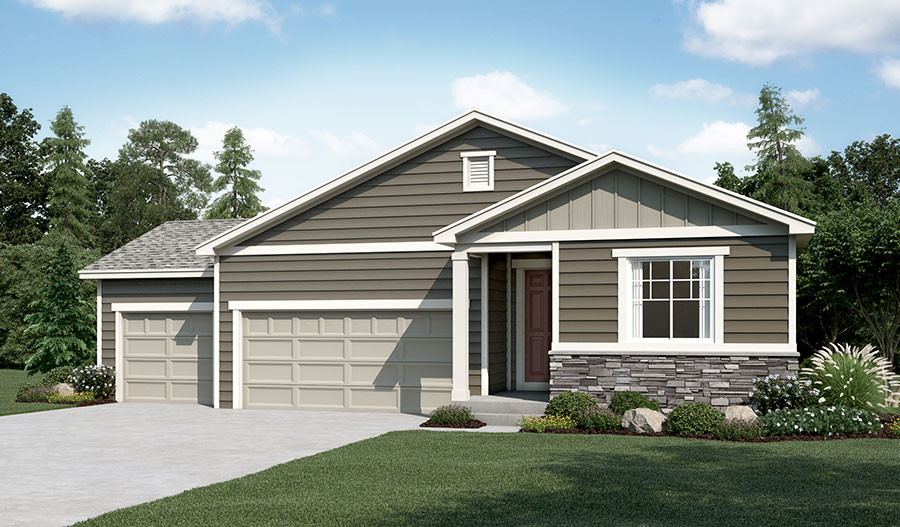 Onyx floor plan at Paint Brush Hills Richmond American Homes
