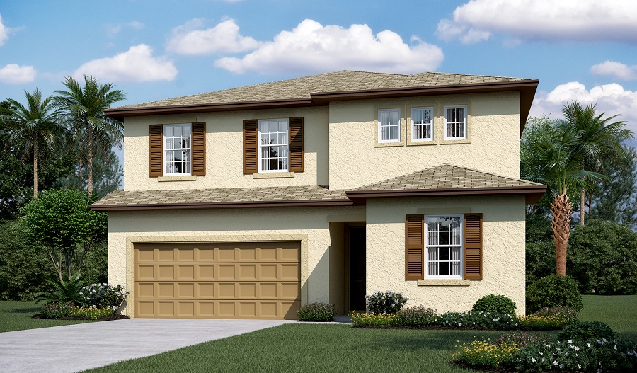 Pearl Floor Plan At The Preserve Sunrise Richmond American Homes The Pearl Elevation A 1 Of 3