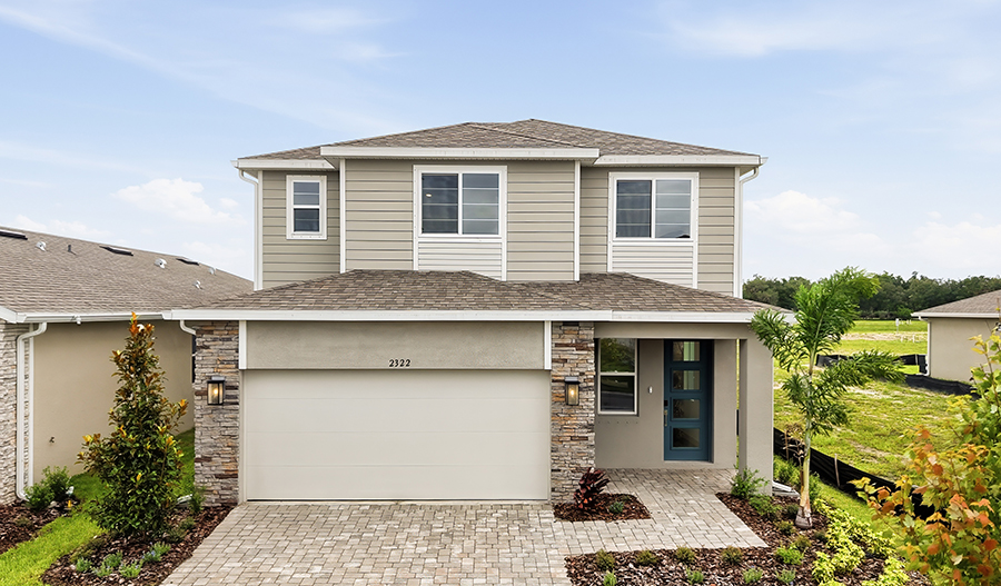 Exterior of the Lynwood floor plan